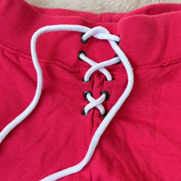 PISMO Beach California Red Cotton Shorts - Picture 3 of 9